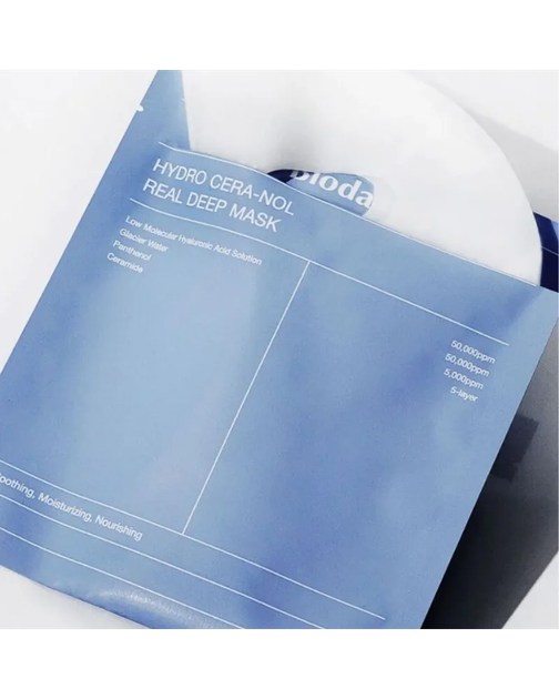 Маска для интенсивного увлажнения BIODANCE Hydro Cera nol Real Deep Mask и восстановления кожного барьера 34g (8809937360629) - изображение 2