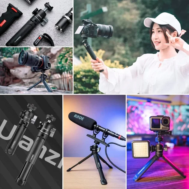 Мини-штатив Ulanzi Vijim MT-14 Plastic Mini Tripod Black - изображение 4