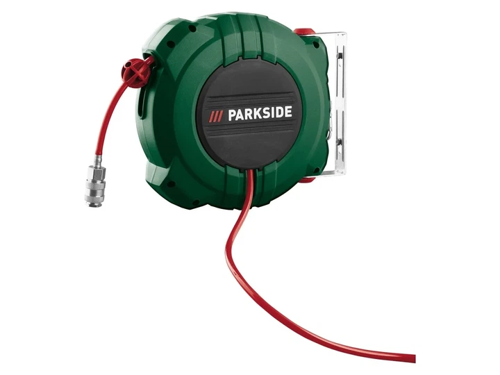 Катушка для шланга сжатого воздуха 10 м Parkside PDST 5 B2 с автоматической смоткой - Фото 3 Катушка для шланга сжатого воздуха 10 м Parkside PDST 5 B2 с автоматической смоткой - изображение 3