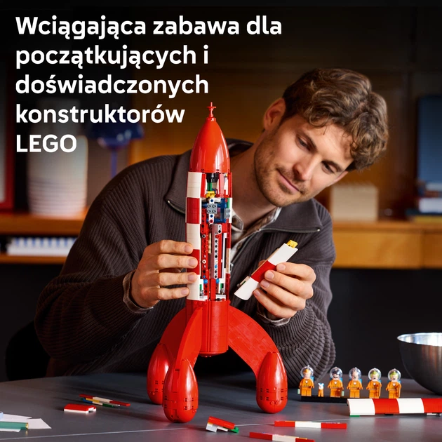 Конструктор LEGO Ideas Місячна ракета Tintin 1283 деталі (21367) - зображення 4