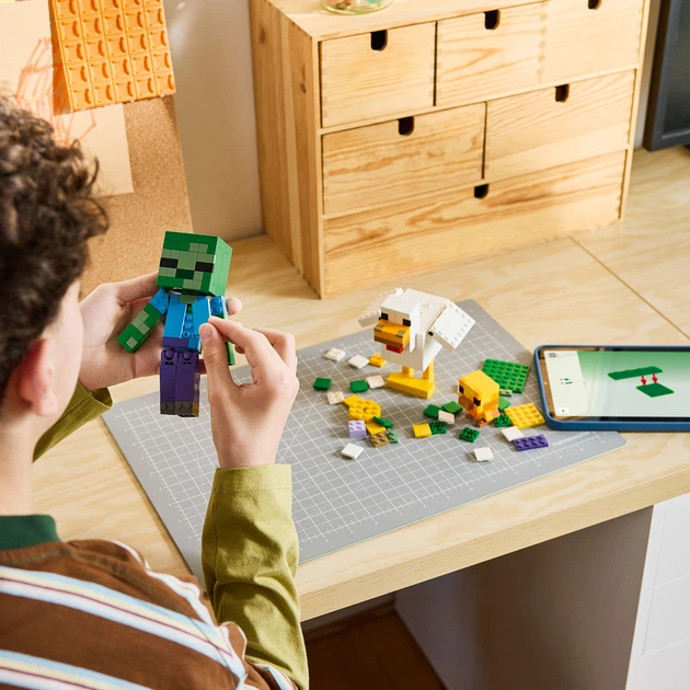 Конструктор LEGO Minecraft Курячий Жокей 344 деталі (21582) - Фото 5 Конструктор LEGO Minecraft Курячий Жокей 344 деталі (21582) - зображення 5
