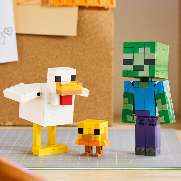 Конструктор LEGO Minecraft Курячий Жокей 344 деталі (21582) - Фото 8 Конструктор LEGO Minecraft Курячий Жокей 344 деталі (21582) - зображення 8