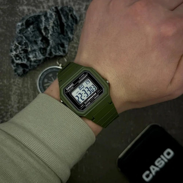 Наручний годинник Casio W-217H-3A - Фото 2 Наручний годинник Casio W-217H-3A - изображение 2