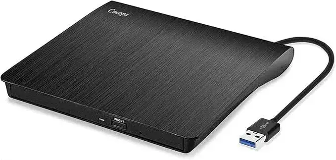 Внешний DVD-CD привод Cocopa External DVD/CD Drive BT638 Портативный DVD-CD привод чтения и записи дисков - изображение 2