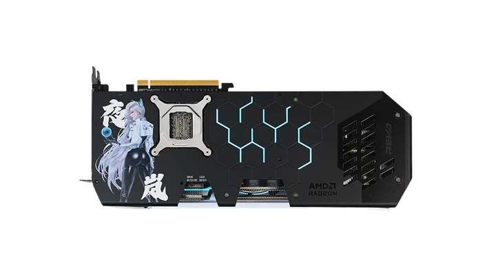 Видеокарта AMD Radeon RX 9070 XT 16GB GDDR6 Hellhound Reva Edition PowerColor (RX9070XT 16G-L/OC/REVA) - Фото 6 Видеокарта AMD Radeon RX 9070 XT 16GB GDDR6 Hellhound Reva Edition PowerColor (RX9070XT 16G-L/OC/REVA) - изображение 6
