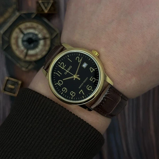 Наручний годинник Casio MTP-V002GL-1B - Фото 2 Наручний годинник Casio MTP-V002GL-1B - изображение 2