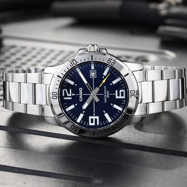 Наручний годинник Casio MTP-VD01D-2B - изображение 2