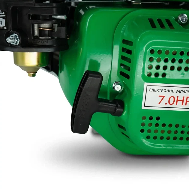 Двигун внутрішнього згоряння 7 к.с. 4 л Helper HP-1002/2 бензомотор для садової техніки ДВС чотиритактний бензиновий мотор з повітряним охолодженням двигун з масляним фільтром - зображення 14