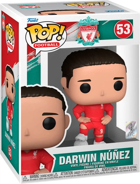 Figurka Funko Pop! Liverpool 53 Darwin Nunez 73932 (889698739320) - Zdjęcie 1 Figurka Funko Pop! Liverpool 53 Darwin Nunez 73932 (889698739320) - obraz 1