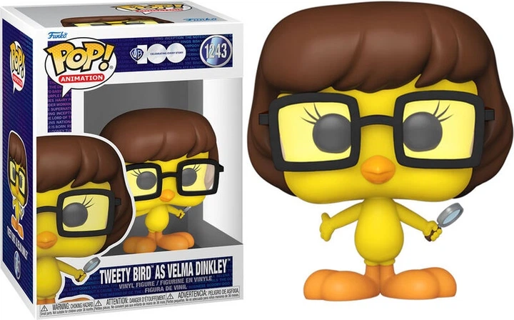 Figurka Funko Pop! Looney Tunes 1243 Tweety Bird as Velma Dinkley 69428 (889698694285) - obraz 3