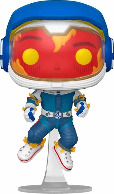 Figurka Funko Pop! Marvel Fantastic Four: First Steps 1521 Human Torch in Space Suit Bobble-Head 85358 (889698853583) - obraz 2