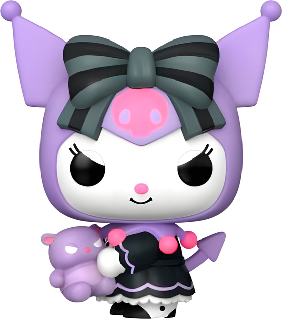 Figurka Funko Pop! Sanrio Kuromi 63 Kuromi with Baku Exclusive 66430 (889698664301) - Zdjęcie 2 Figurka Funko Pop! Sanrio Kuromi 63 Kuromi with Baku Exclusive 66430 (889698664301) - obraz 2