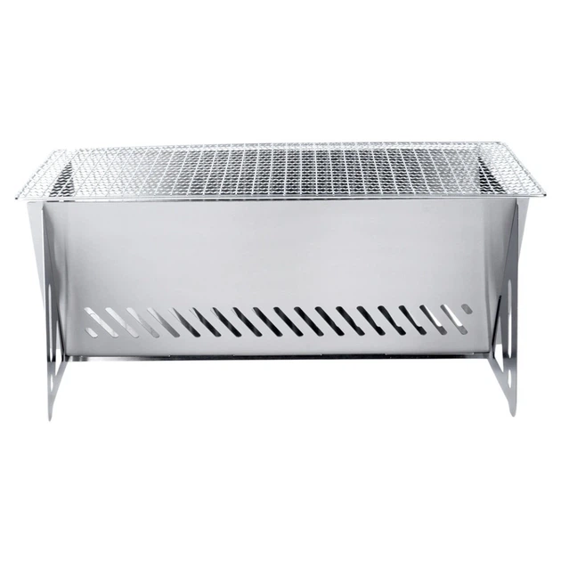 Grill węglowy Vilde 489384 składany stalowy 40 x 24 x 17 cm (5900670121355) - obraz 2