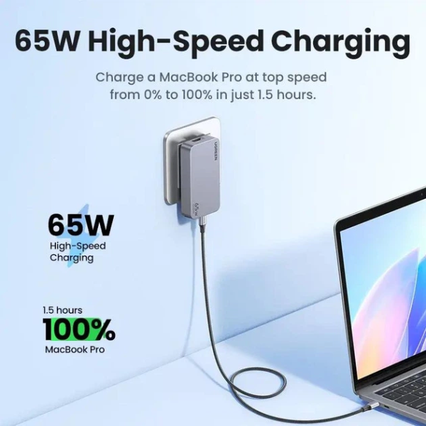 Зарядное устройство - блок - адаптер UGREEN X753 65W Nexode Pro (UGR-25356) - изображение 3