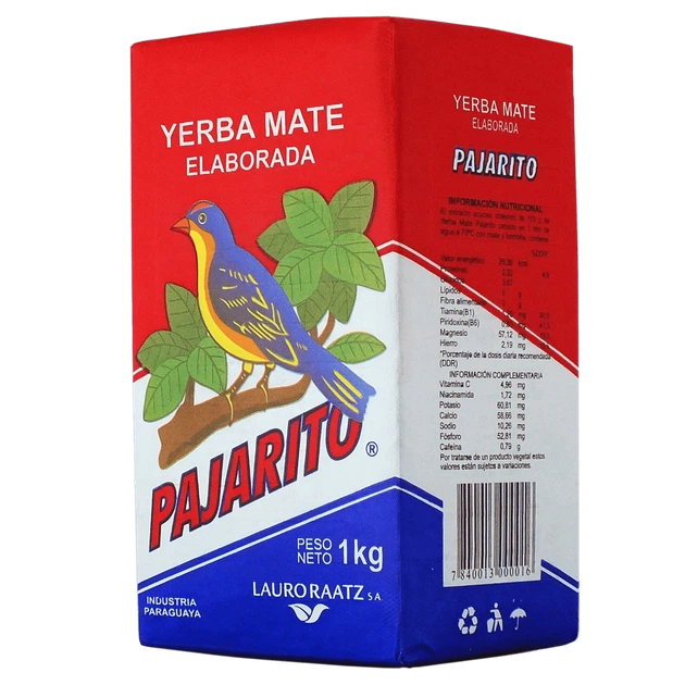 Чай мате Pajarito Elaborada Con Palo Tradicional 1 кг, класичний йерба мате - зображення 3