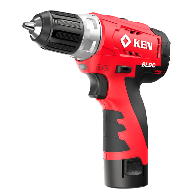 Аккумуляторная дрель KEN BL7212-20C с литий-ионным аккумулятором, шуруповерт, 12 В, электрический инструмент для домашнего использования. - изображение 9