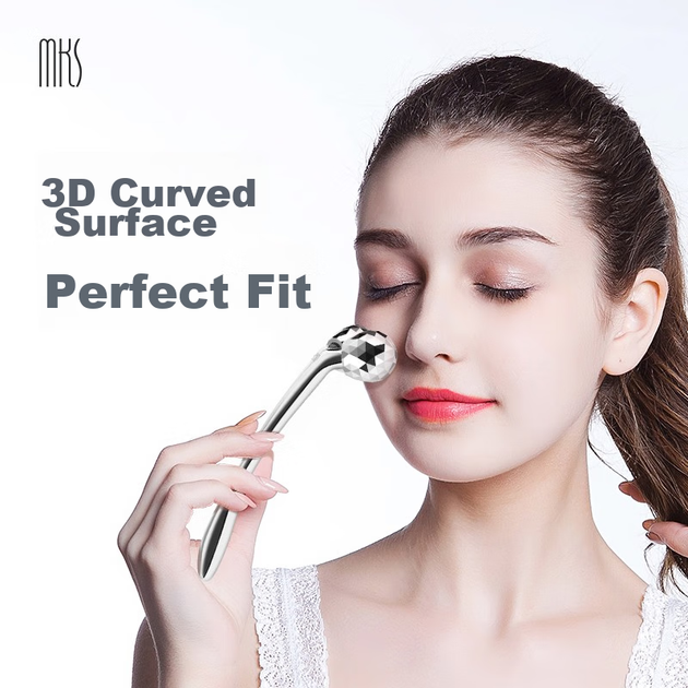 Роликовый массажер для лица Mks 3D, устройство для подтяжки контуров лица, ручной косметический инструмент для укрепления всего тела, подарок на день рождения для женщин NV8510A - изображение 6