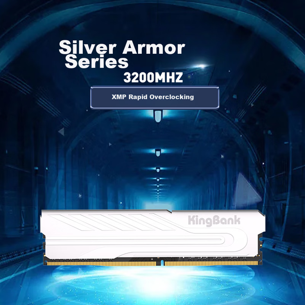Модуль оперативной памяти KINGBANK 8GB DDR4 3200 для настольных компьютеров, Yinjue C16 - изображение 5