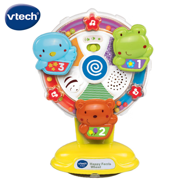 Іграшка VTech Happy Ferris Wheel дитяча двомовна, для 6-18 міс - зображення 6