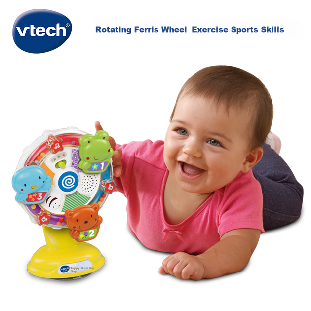 Іграшка VTech Happy Ferris Wheel дитяча двомовна, для 6-18 міс - зображення 8