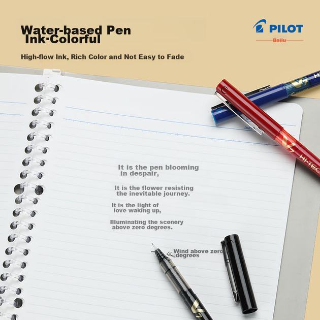 Гелевая ручка PILOT BX-V7, 0.7 мм, красная, 12 шт - изображение 11