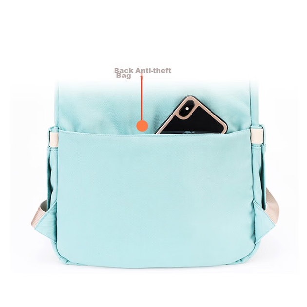 LYUBA Mommy Bag, багатофункціональний рюкзак великої місткості, портативна сумка для вагітних, рюкзак для мам та немовлят, жовтий HY-1818 - изображение 6