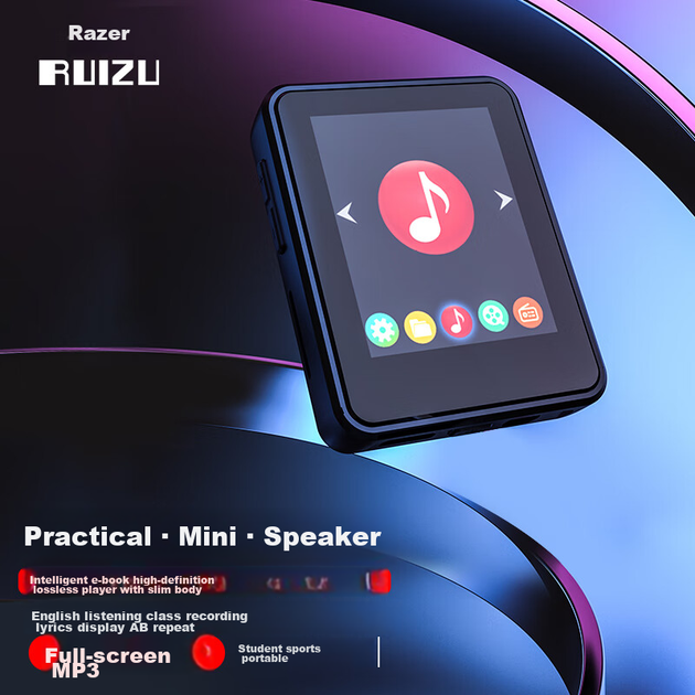 MP3-плеєр RUIZU X86 4ГБ з динаміком слотом для карти пам'яті 1.8" екран - Фото 4 MP3-плеєр RUIZU X86 4ГБ з динаміком слотом для карти пам'яті 1.8" екран - зображення 4