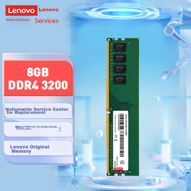 Оперативна пам'ять Lenovo DDR4-3200 8192MB PC4-25600 - зображення 2