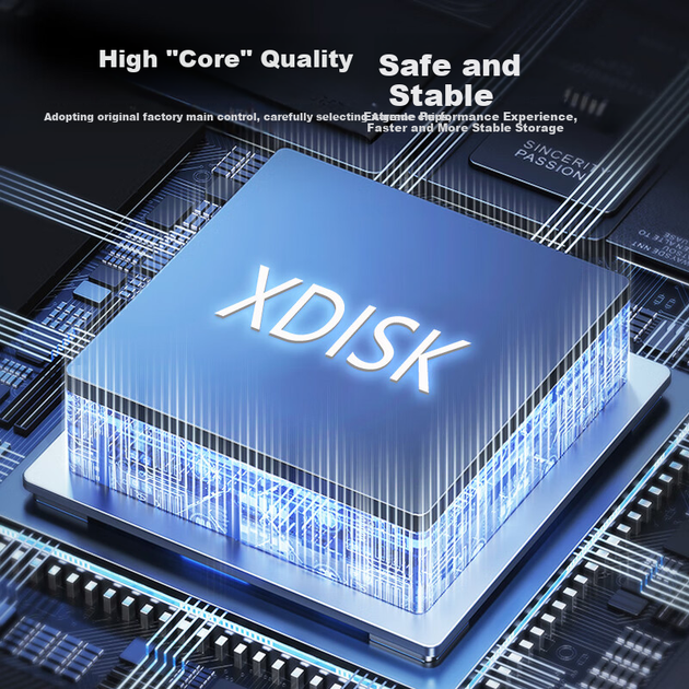 SSD диск XDISK M 512GB Type-C (MV20-512GB) External Silver - зображення 6