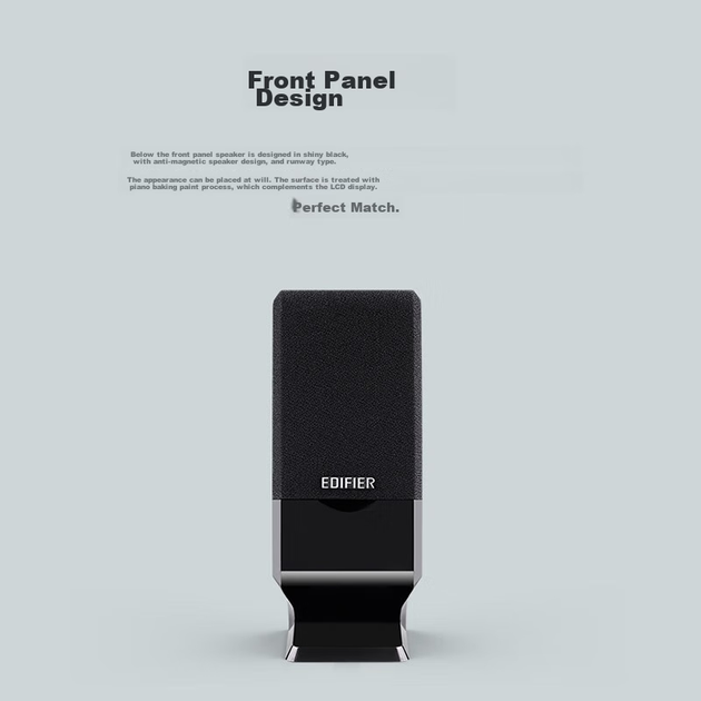 EDIFIER R10U 2.0-канальні комп'ютерні колонки, колонки для настільних комп'ютерів та ноутбуків, чорні - изображение 6