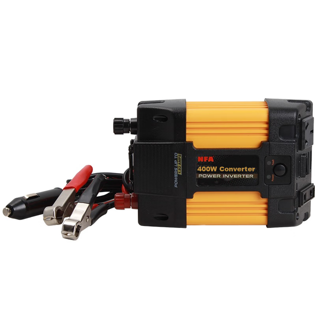 Автомобільний інвертор живлення NFA 12V до 220V 400W двопровідний автомобільний холодильник прикурювач інвертор 7823N - зображення 9