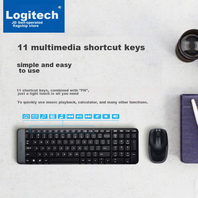 Комплект беспроводной Logitech MK220 Black - Фото 9 Комплект беспроводной Logitech MK220 Black - изображение 9