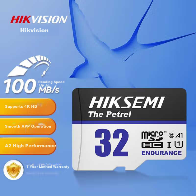 Карта памяти HIKVISION microSDHC 32GB Class 10 UHS-I U1 V10 A1 - изображение 2