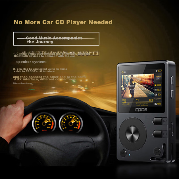 Плеєр Aigo EROS Q Bluetooth MP3 без втрат якості, HIFI, DSD, сірий - Фото 8 Плеєр Aigo EROS Q Bluetooth MP3 без втрат якості, HIFI, DSD, сірий - зображення 8