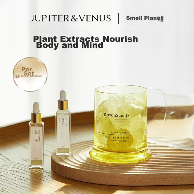 Подарочный набор с кристаллами для ароматерапии Jupiter & Venus Sleep, комнатный аромадиффузор без пламени, подарок на день рождения для друзей, свадебный подарок. - изображение 5