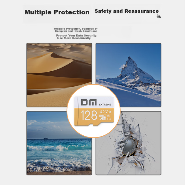 Карта памяти DM Daimai microSDXC 128GB UHS-I U3 V30 A2 - изображение 4