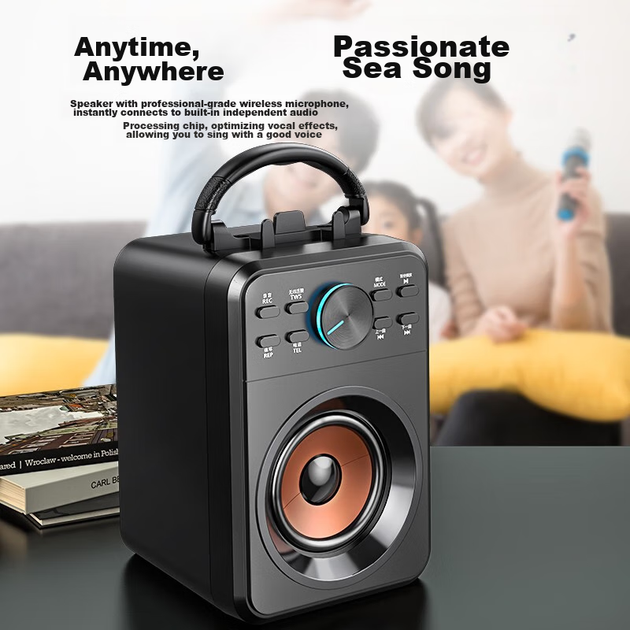 Bluetooth-колонка Saida SADA, бездротова колонка для вулиці, гучний звук для Square Dance, невеликий портативний підсилювач для домашнього використання, ручна колонка для вуличних торговців та ринкових кіосків, модель X1 - изображение 5