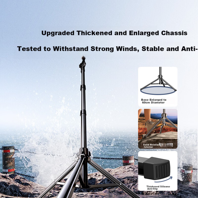 Подставка для телефона Ugreen напольная для трансляций селфи-палка штатив телескопическая - Фото 6 Подставка для телефона Ugreen напольная для трансляций селфи-палка штатив телескопическая - изображение 6