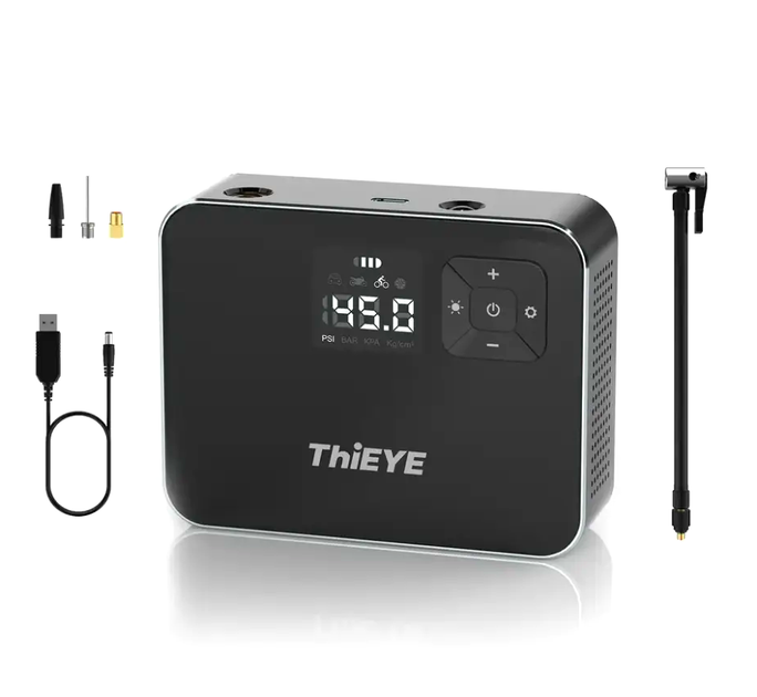 Автомобильный компрессор ThiEYE AirKit 2 портативный для накачивания шин и надувных изделий 120 PSI 8 27 бар - изображение 2
