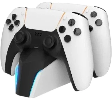 Ładowarka YAXO RAPID SHOT do kontrolerów DualSense PS5 Alpine White (YGRSCB01W) - obraz 4