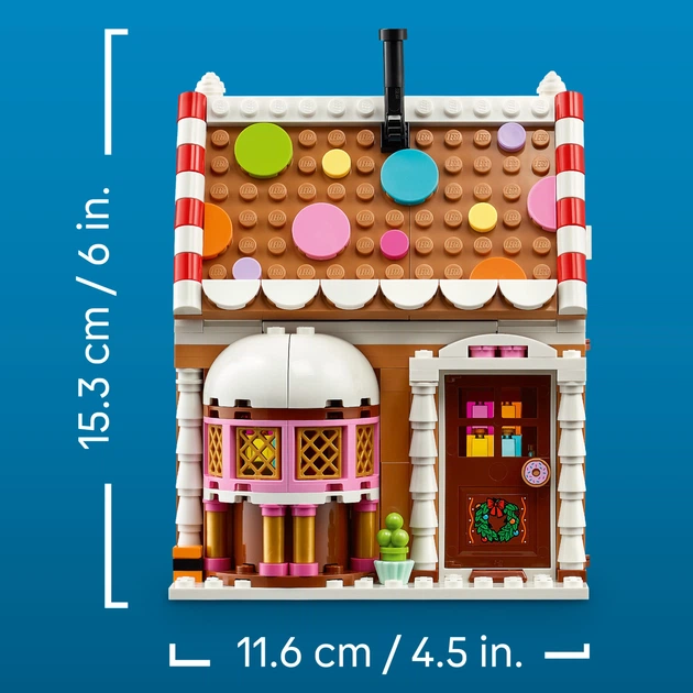Конструктор LEGO Святковий пряниковий будиночок 498 деталей (40809) - Фото 8 Конструктор LEGO Святковий пряниковий будиночок 498 деталей (40809) - зображення 8