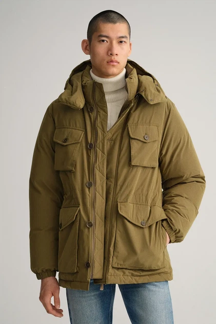 Чоловічий оливковий парк DOWN PARKA Gant S 7006266 - зображення 7