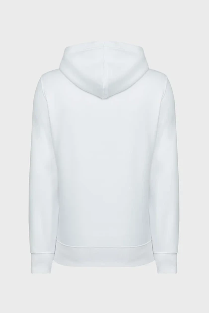 Чоловіче біле худі REG BADGE SWEAT HOODIE Gant XXXL 2037039 - зображення 7