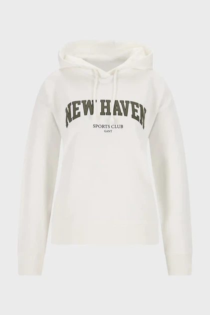 Жіноче біле худі GRAPHIC HOODIE Gant S 4204211 - Фото 1 Жіноче біле худі GRAPHIC HOODIE Gant S 4204211 - изображение 1