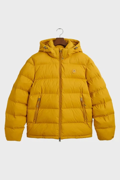 Чоловіча жовта куртка ACTIVE CLOUD JACKET Gant S 7006452 - Фото 9 Чоловіча жовта куртка ACTIVE CLOUD JACKET Gant S 7006452 - изображение 9