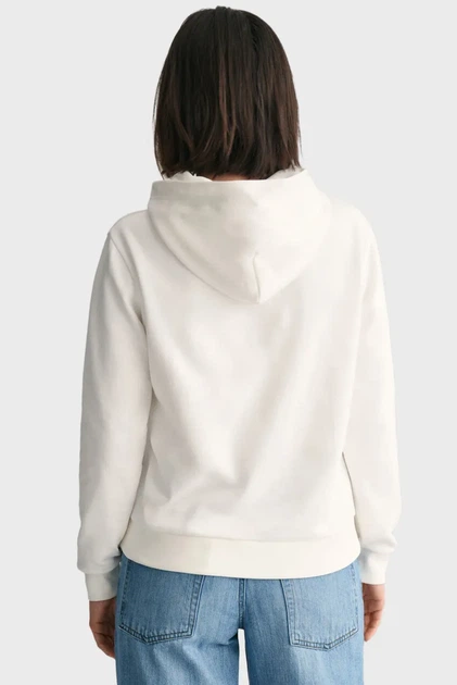 Жіноче біле худі REG PRINTED GRAPHIC Gant XS 4200756 - зображення 3