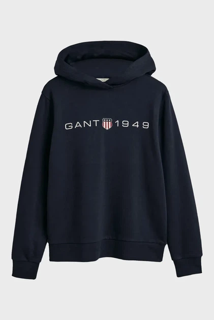 Жіноче темно-синє худі REG PRINTED GRAPHIC Gant XL 4200756 - изображение 6