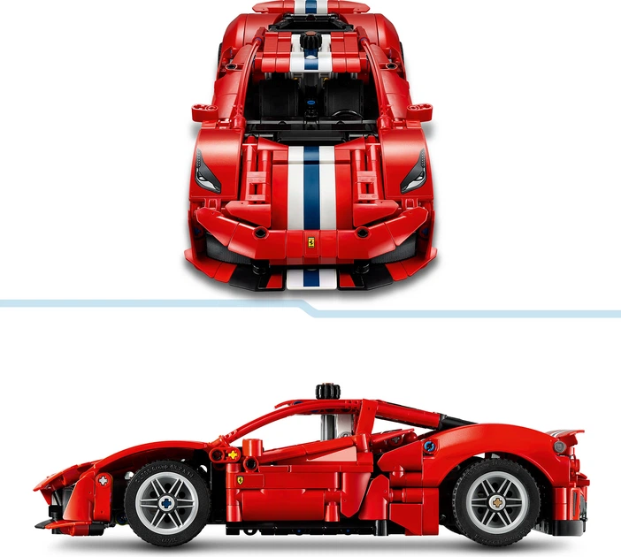 Конструктор LEGO Technic Автомобіль Ferrari 488 PISTA 882 деталі (42235) - зображення 3