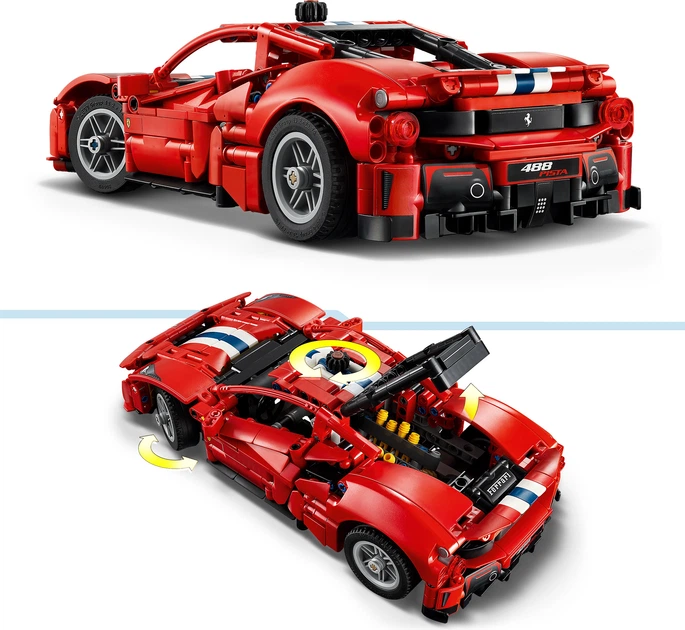 Конструктор LEGO Technic Автомобіль Ferrari 488 PISTA 882 деталі (42235) - зображення 4