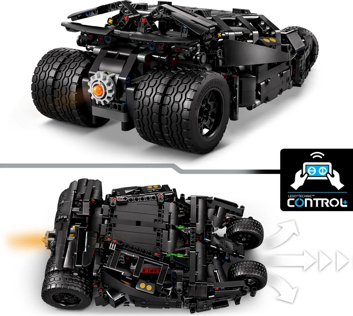 Zestaw klocków LEGO Technic Batmobile Tumbler 719 elementów (42239) - obraz 5
